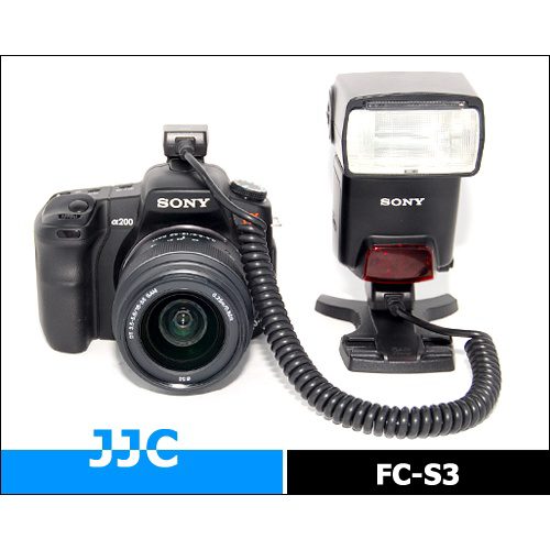 JJC FC-S3 Off-Camera cord voor Sony Bravia Alpha/Sony Bravia Flitser