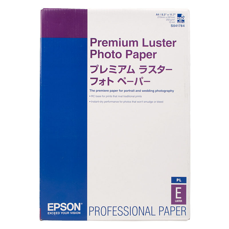 Epson Premium Luster Photo Paper, DIN A4, 260g/m²