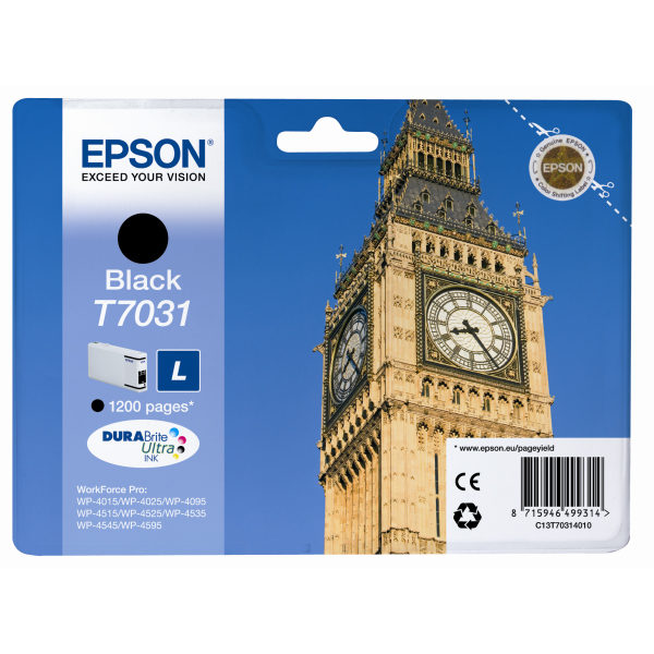 Epson Inktpatroon T7031 - Black Standard Capacity