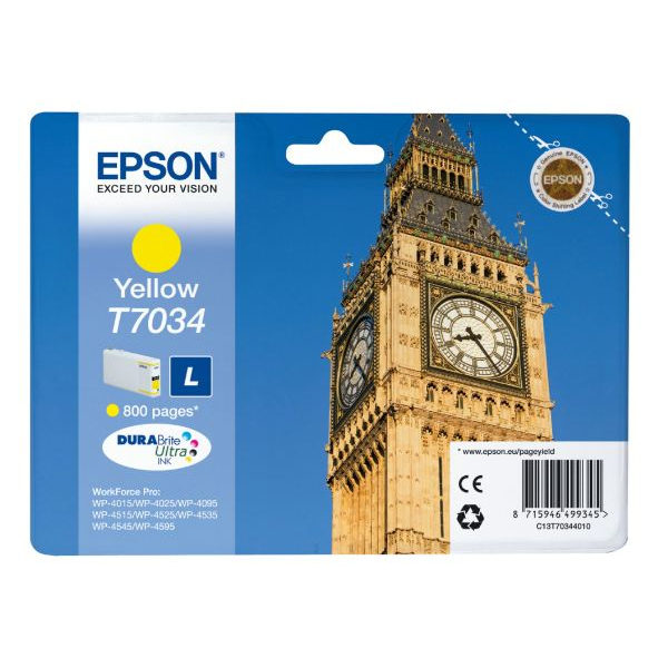 Epson Inktpatroon T7034 - Yellow Standard Capacity