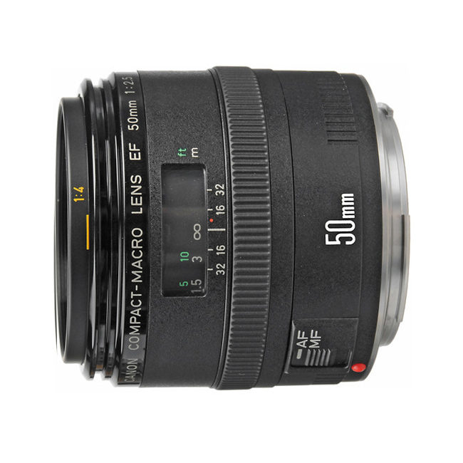 Canon EF 50mm f/2.5 Macro objectief