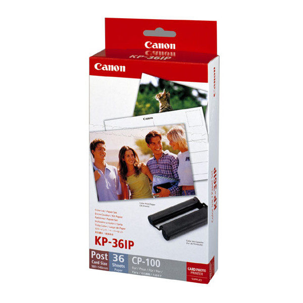Canon KP-36IP Postcard-size 10x15cm Inkt/Papier-set