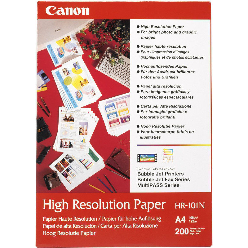 Canon HR-101 High Resolution Paper A4 200 sheets