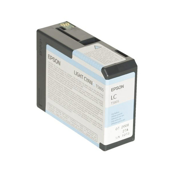 Epson Inktpatroon T580500 - Light Cyan/Licht Cyaan (Pro 3800/3880) (origineel)