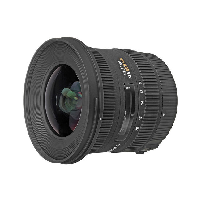 Sigma 10-20mm f/3.5 EX DC HSM Canon objectief