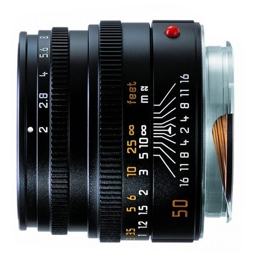 Leica Summicron-M 50mm f/2.0 objectief Zwart