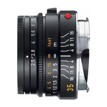 Leica Summarit-M 35mm f/2.5 objectief Zwart