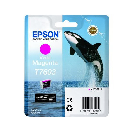 Epson Inktpatroon T7603 - Vivid Magenta High Capacity