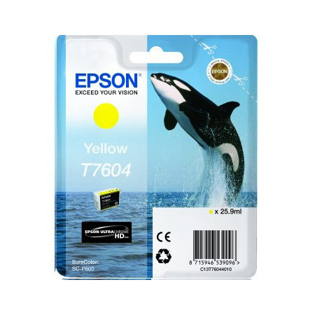 Epson Inktpatroon T7604 - Yellow High Capacity