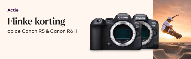 Canon R5 en R6 II korting - 2