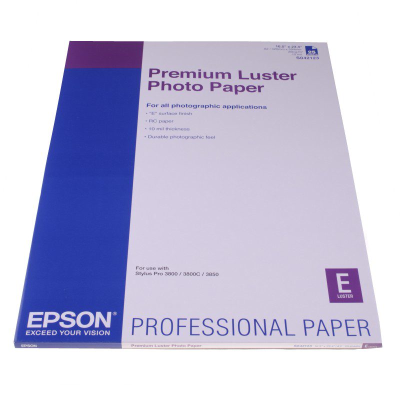 Image of Epson premium luster Foto paper 250g/m2