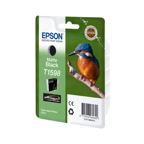 Image of Epson Cartridge Ijsvogel T1598 blister (mat zwart)