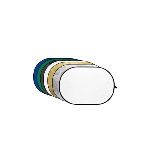 Image of Godox 150cm 7in1 reflectiescherm goud, zilver, wit, zwart, doorschijnend wit en chromakey blauw en groen