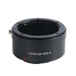 Image of Kipon adapter Canon EOS M body - Nikon objectief