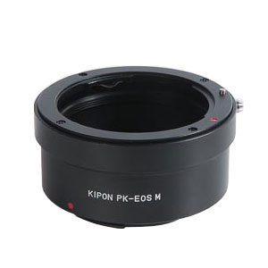 Image of Kipon adapter Canon EOS M body - Pentax K objectief