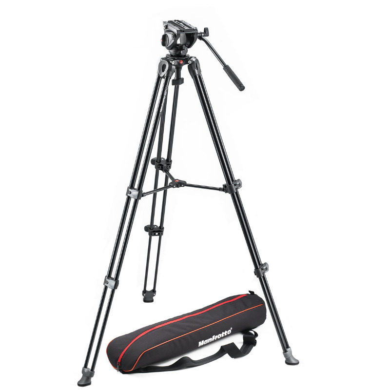 Image of Manfrotto MVK500AM 500 Twin Alu Leg Video System