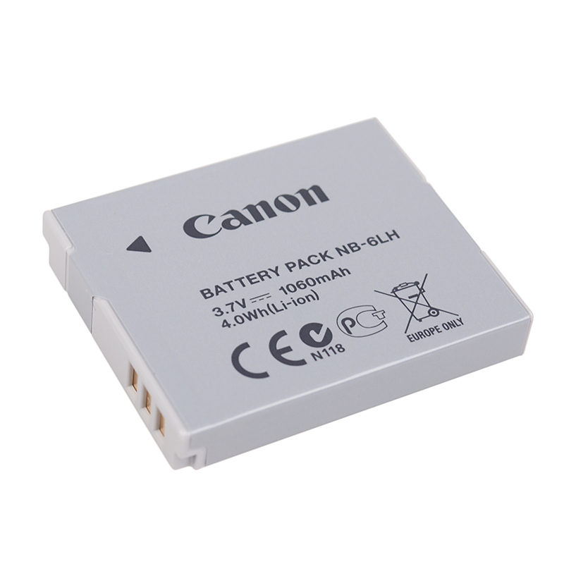 Image of Canon Camera-accu Vervangt originele accu NB-6LH 3.7 V 1060 mAh