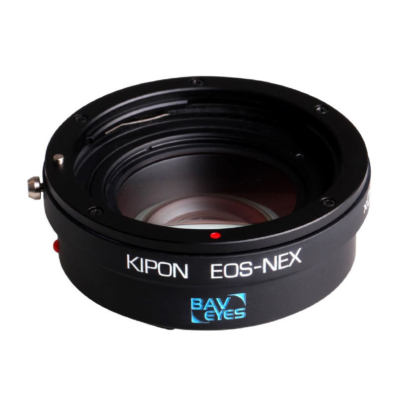 Image of Kipon Baveyes adapter - NEX body - EOS objectief