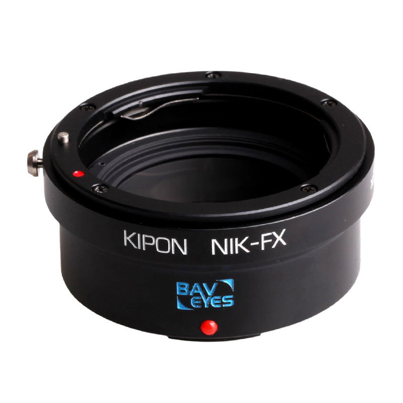 Image of Kipon Baveyes adapter - Fuji X body - Nikon objectief