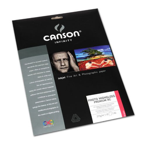 Image of Canson Infinity Photo Highgloss Premium RC 315g A4 10 vel