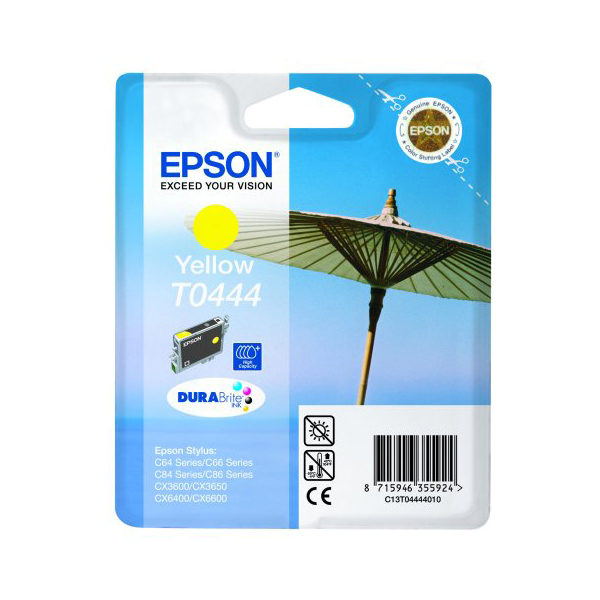 Image of Epson Cartridge T0444 Highcap (geel)