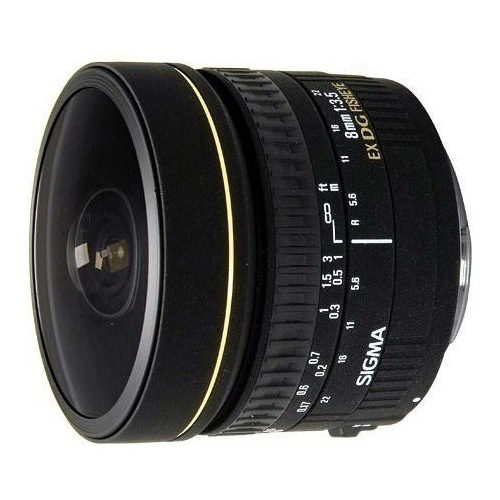 Image of Sigma 8mm f/3.5 EX DG Fisheye Canon objectief