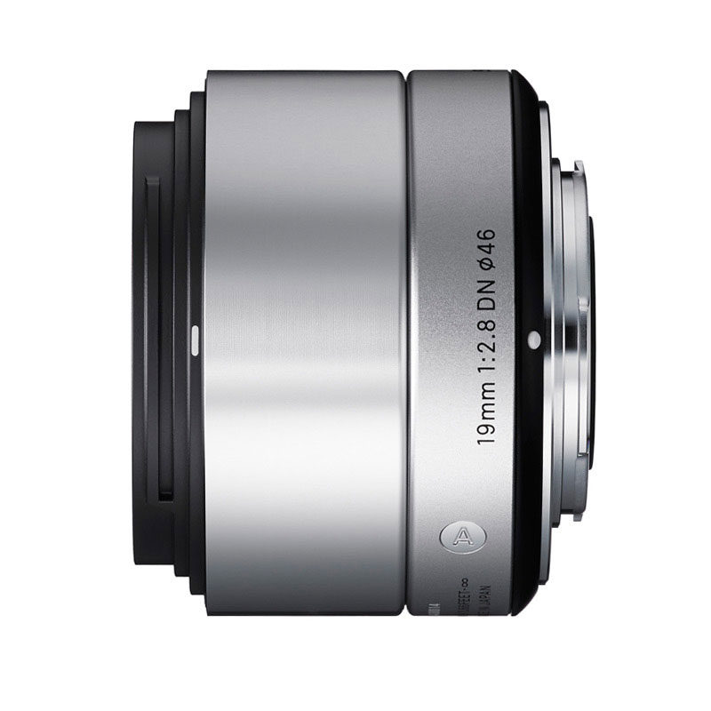 Image of Sigma 19mm f/2.8 DN ART Sony Nex objectief Zilver