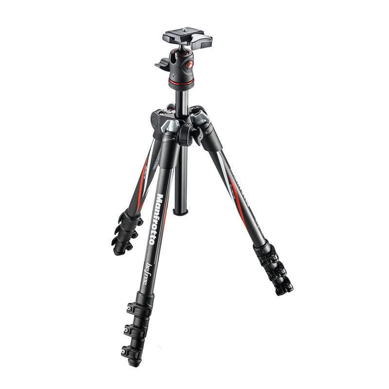 Image of Manfrotto BeFree MKBFRC4-BH compact lightweight travel tripod + tas