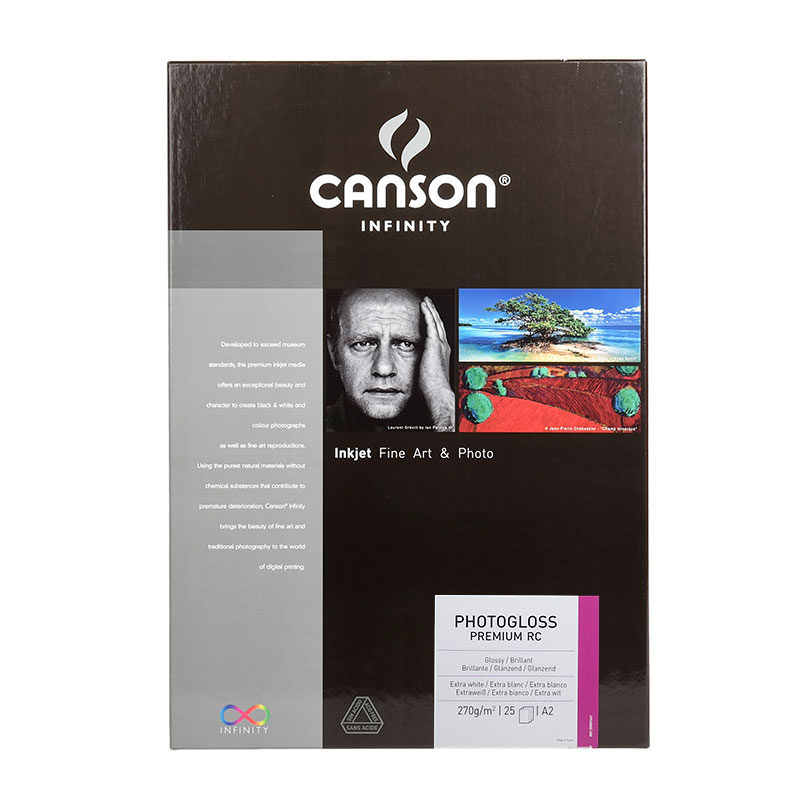Image of Canson Infinity Photogloss Premium RC 270g A2 25 vel