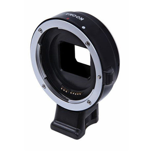 Image of Kooka Lens Mount Adapter Canon EOS - Sony NEX Chroom Pro
