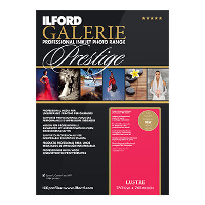 Image of Ilford GALERIE Prestige Lustre 13x18cm 100 vel