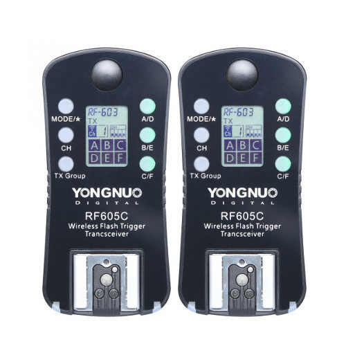 Image of Yongnuo RF-605C Wireless Flash Trigger Set voor Canon