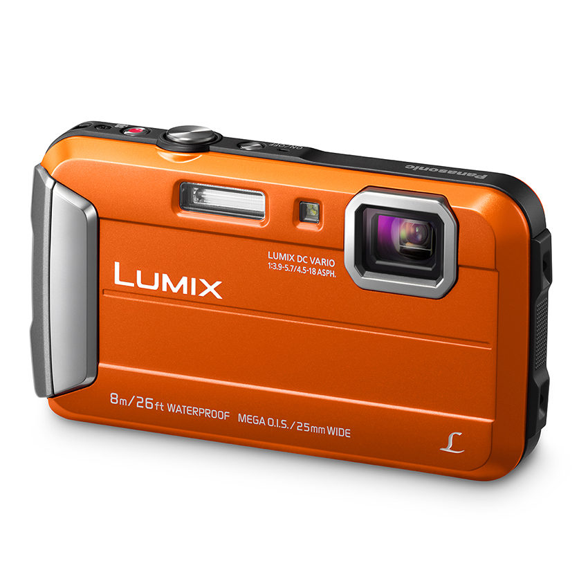 Image of Panasonic DMC-FT30EG-D Digitale camera 16.1 Mpix Oranje Onderwatercamera, Vorstbestendig, Spatwaterdicht, Schokbestendig