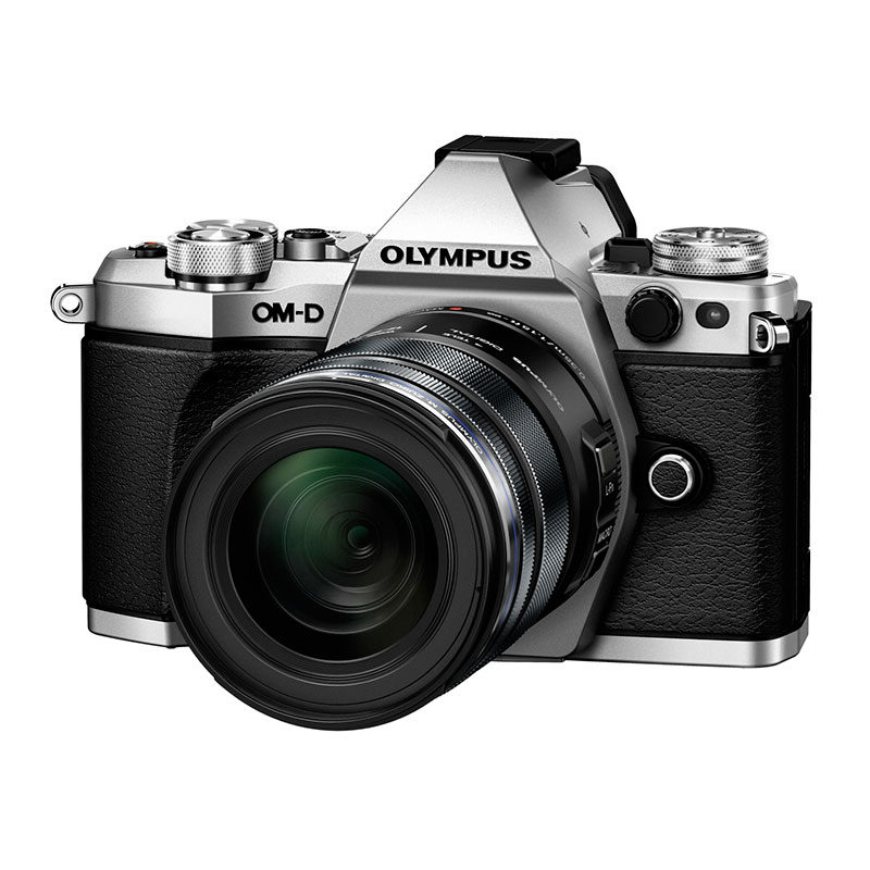 Image of Olympus E-M5 Mark II systeemcamera Zilver + 12-50mm Zwart
