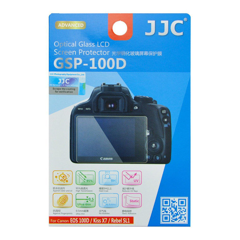 Image of JJC GSP-100D Optical Glass Protector voor Canon 100D