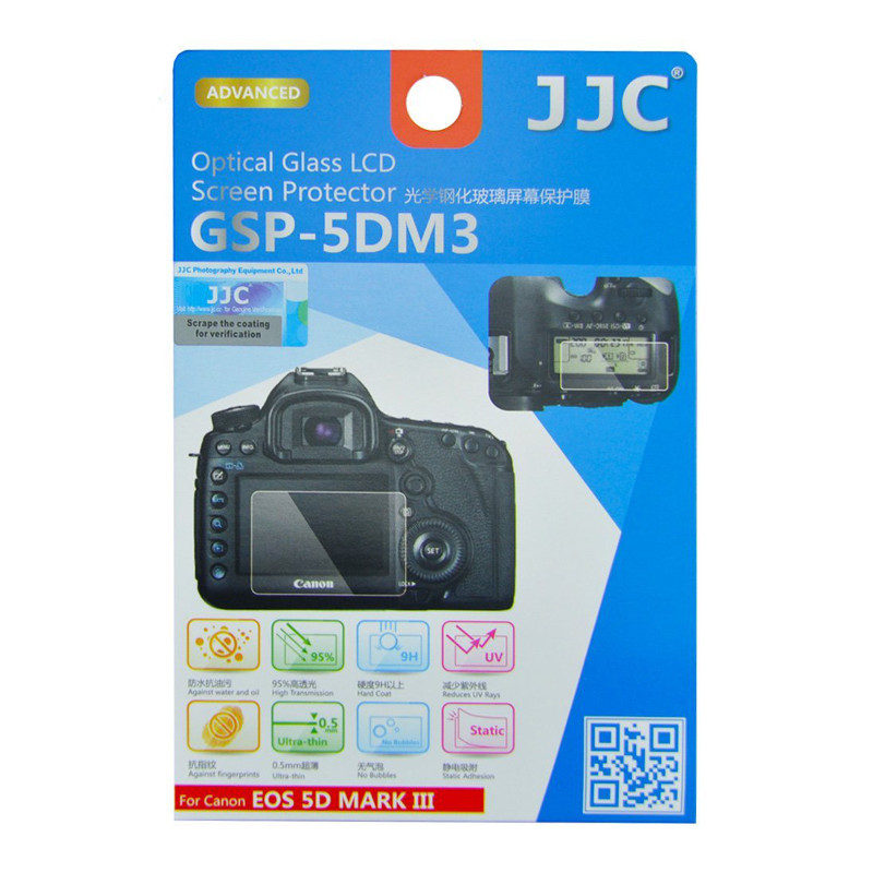 Image of JJC GSP-5DM3 Optical Glass Protector voor Canon 5D Mark III
