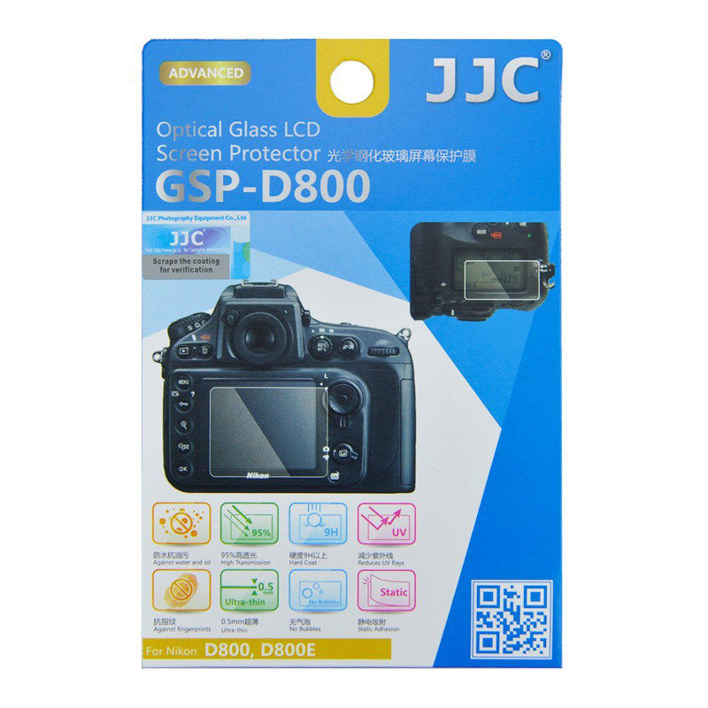 Image of JJC GSP-D800 Optical Glass Protector voor Nikon D800/D800E