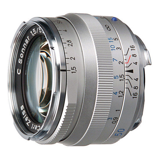 Image of Carl Zeiss C Sonnar T* 1,5/50 ZM, silver