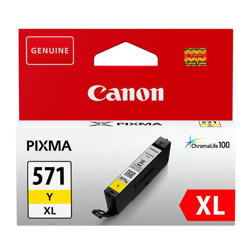 Image of Canon CLI-571XL Cartridge Geel (0334C001)