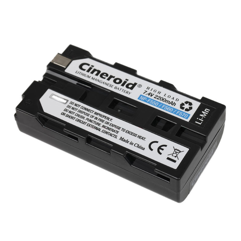 Image of Cineroid Battery NP-F550 type Li-Mn 2200mA (GBT012)