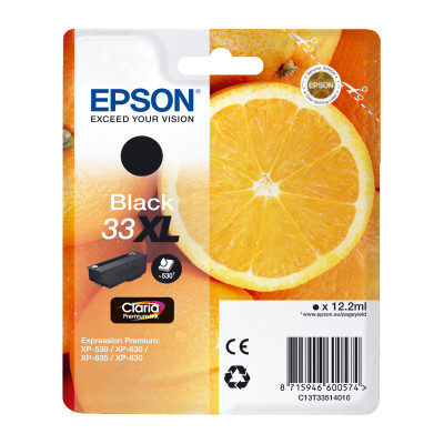 Image of Epson 33 Cartridge Zwart XL (C13T33514010)