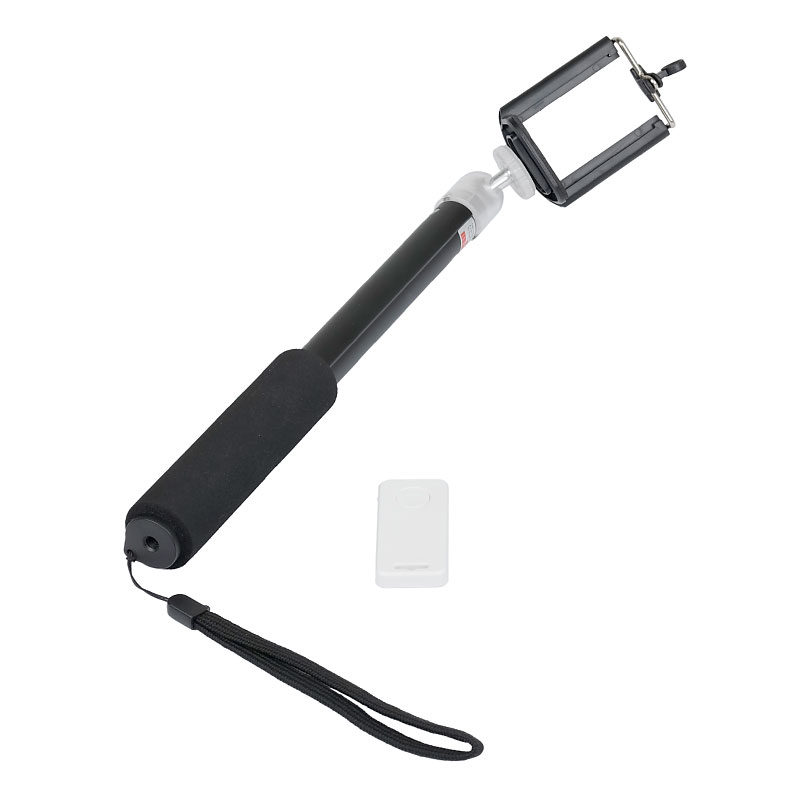 Image of Caruba Selfie Stick + Holder + Remote Control for IOS/Android Wit