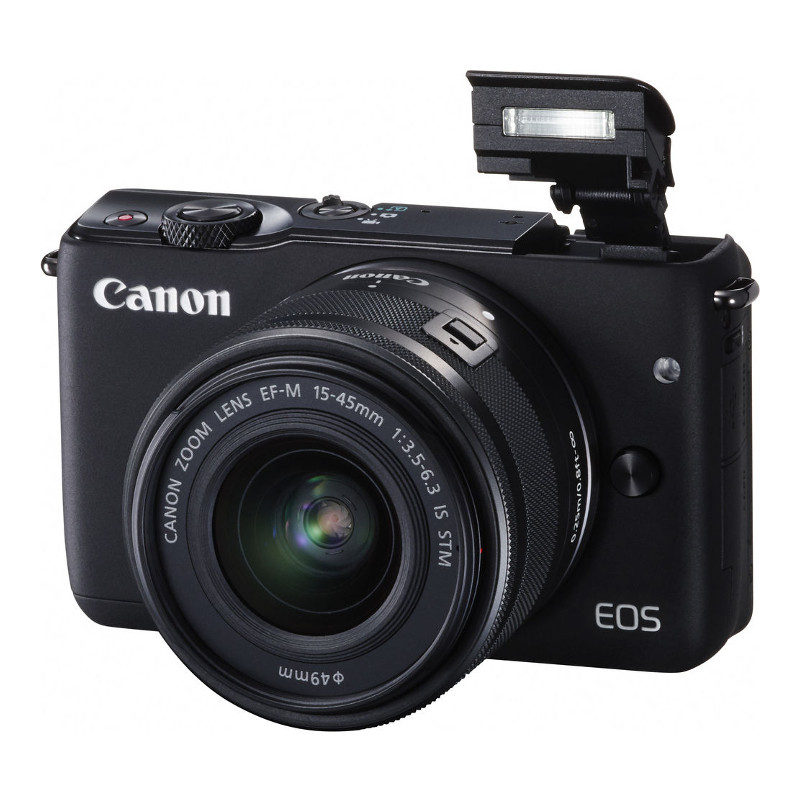 Image of Canon Eos M10 + 15-45mm - Zwart