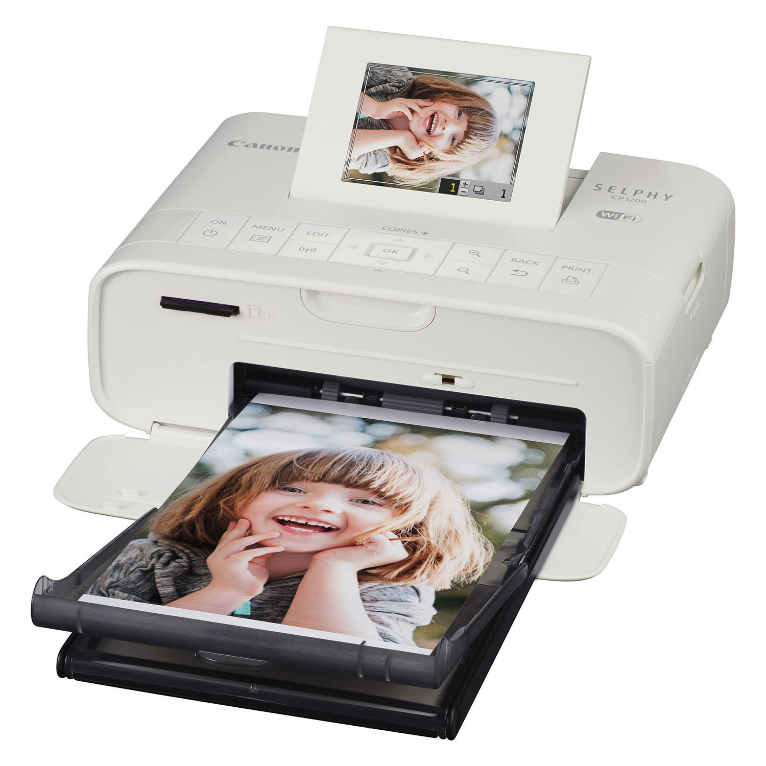 Image of Canon Fotoprinter SELPHY CP1200 WiFi (wit)