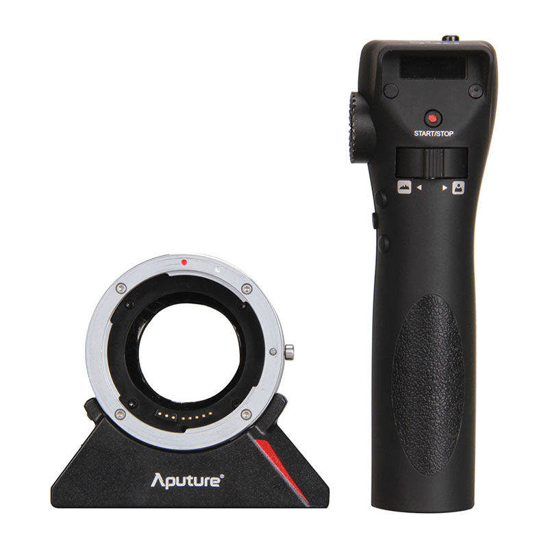 Image of Aputure DEC adapter Canon EF objectief aan BMPPC MFT