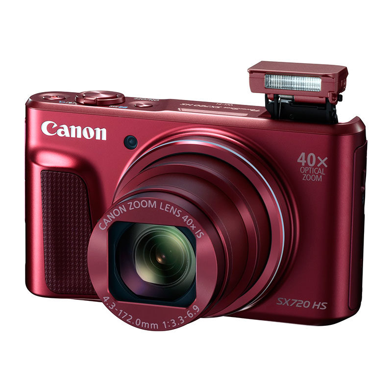 Image of Canon Power Shot SX720HS Digitale camera 24.2 Mpix Rood Stofdicht, GPS