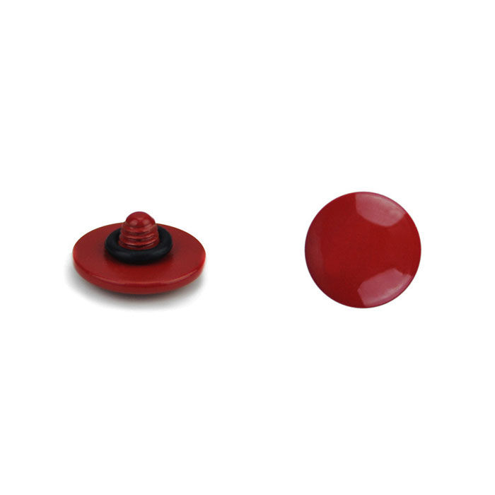 Image of JJC Soft Release Button 10mm Donkerrood