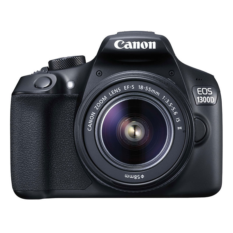 Image of Canon Camera Kit EOS 1300D 18.7 Megapixel, WiFi, NFC + 18-55mm IS II