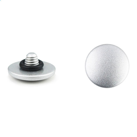 Image of JJC Soft Release Button 10mm Zilver