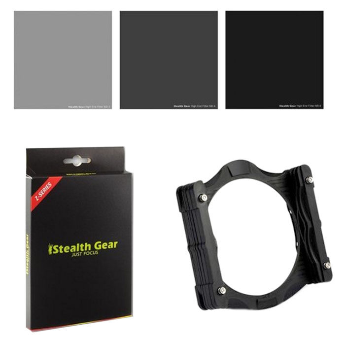 Image of Stealth Gear Wide Range Pro ND Filter Kit (ND2/ND4/ND8/Holde